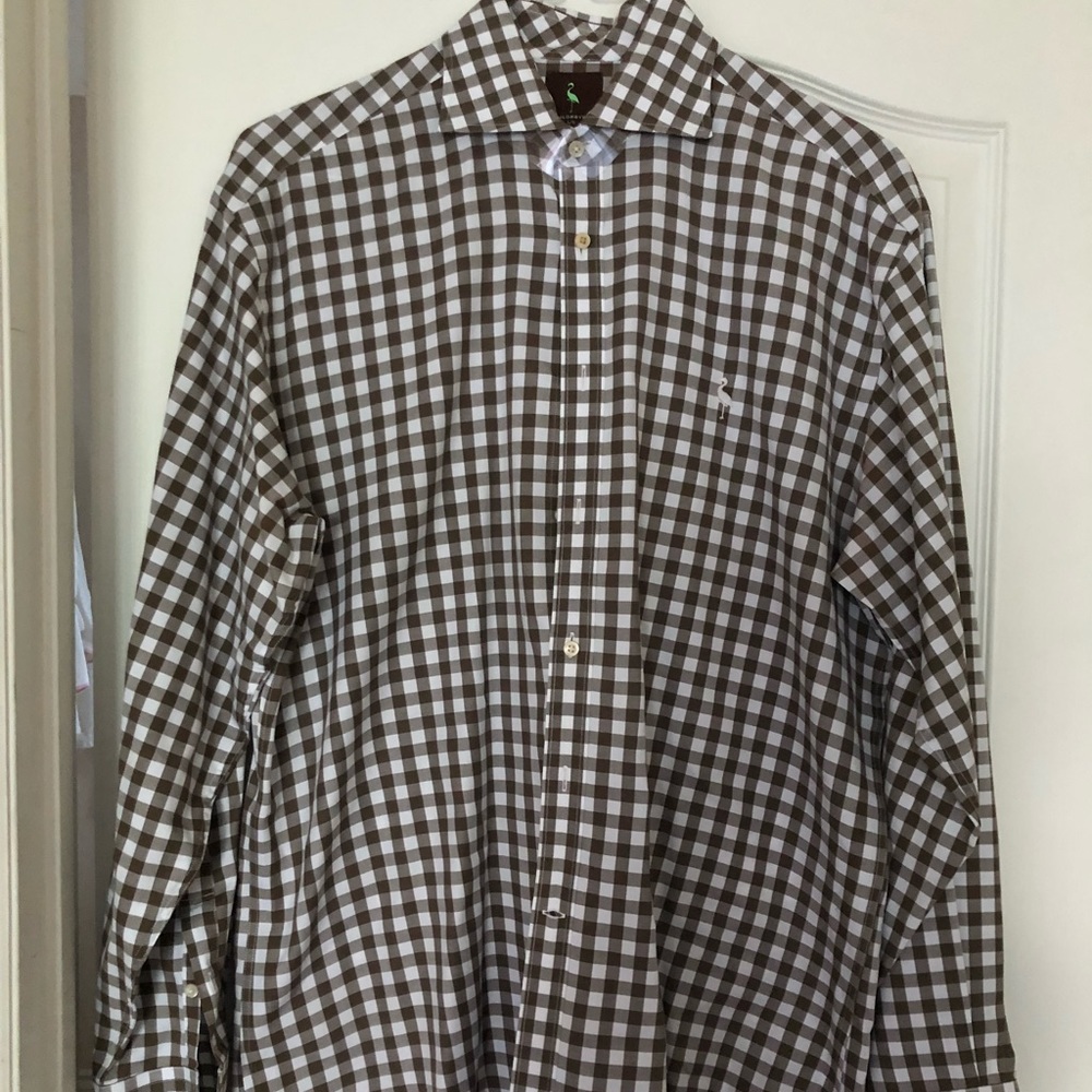 Men’s Taylorbyrd dress shirt. Size large. EUC!